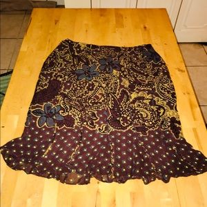 2/20 Beautiful silk Jones NY Shirt Size 14